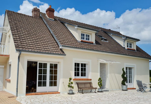 Ravalement structuré après